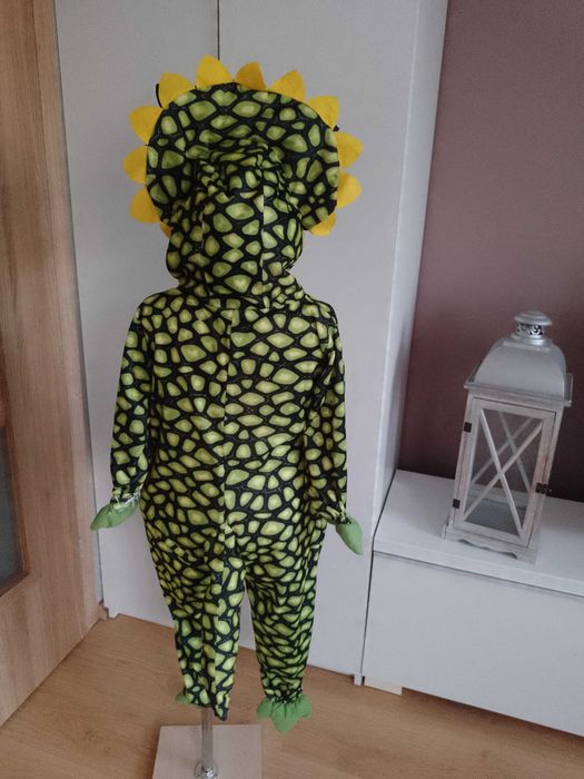 NOWY strój karnawałowy DINOZAURA SMOKA TRICERATOPSA bal 110/116 529