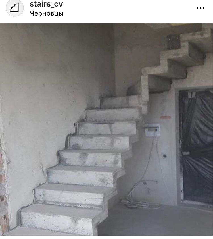 Бетонні сходи, монолітні, лестница, ступеньки, майстер по сходам бетон