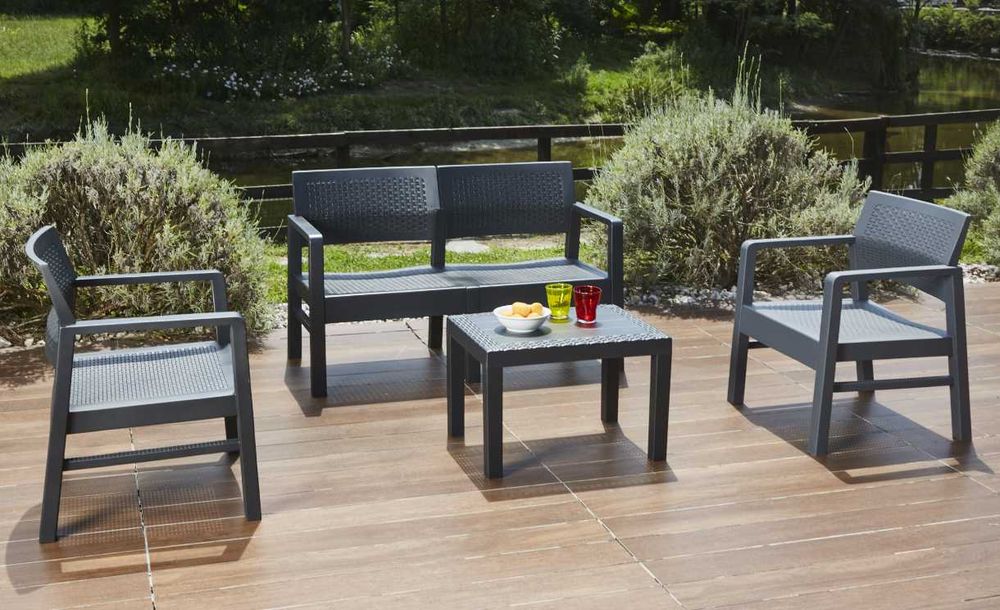 Набір садових меблів меблі для саду стільці диван стіл для дачі мебель