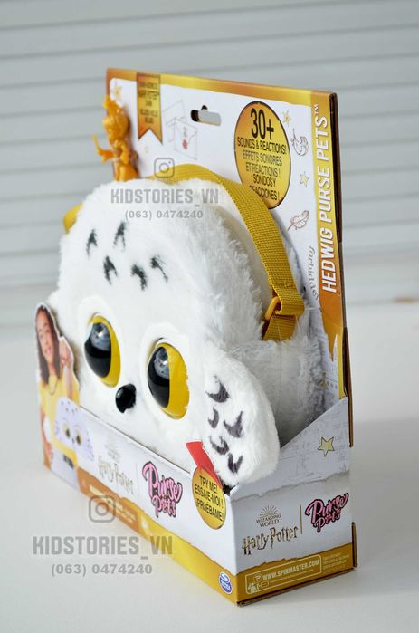 сумочка Purse Pets Hedwig сова Гедвіга Гаррі Поттер Гарри біла Букля