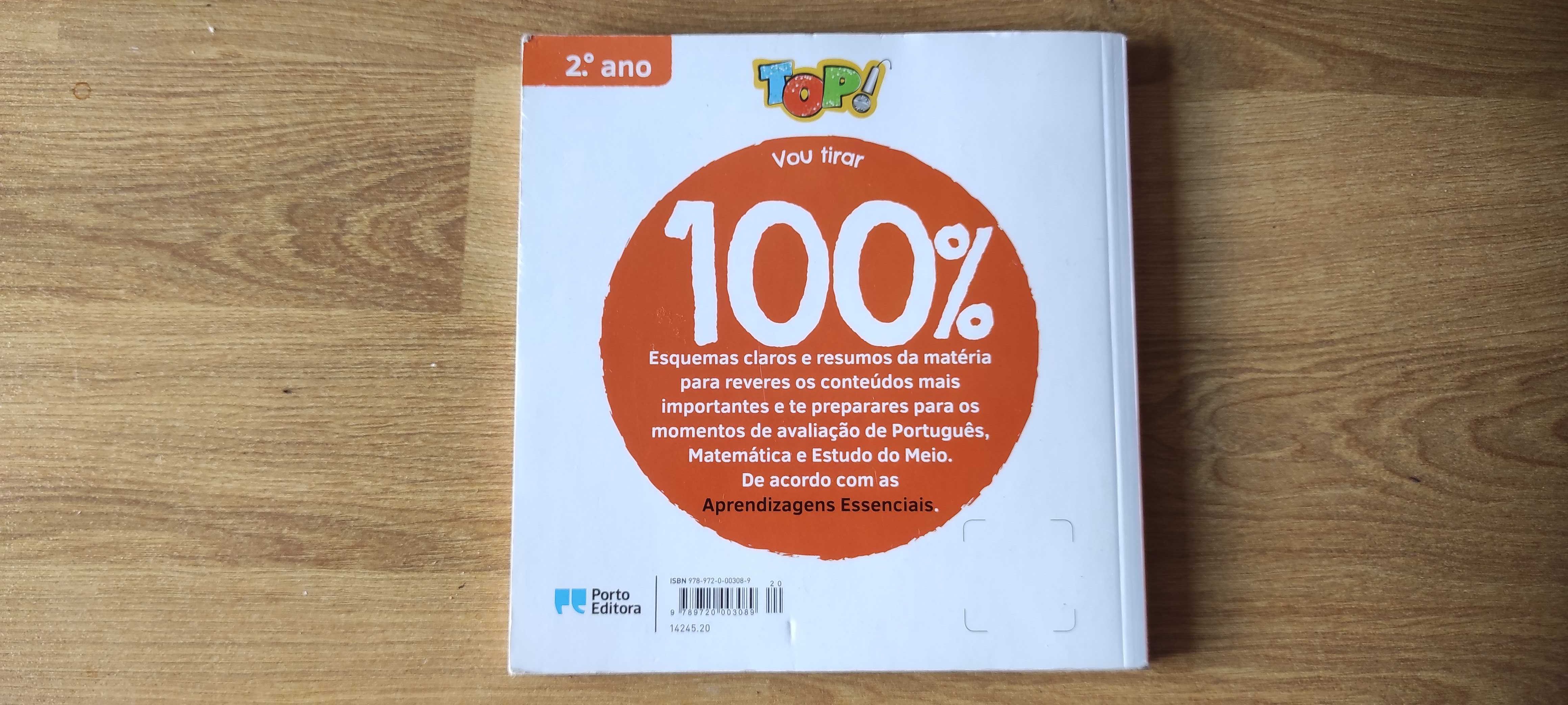 Livro escolar: Top. Vou tirar 100% 2.° ano. Porto Editora