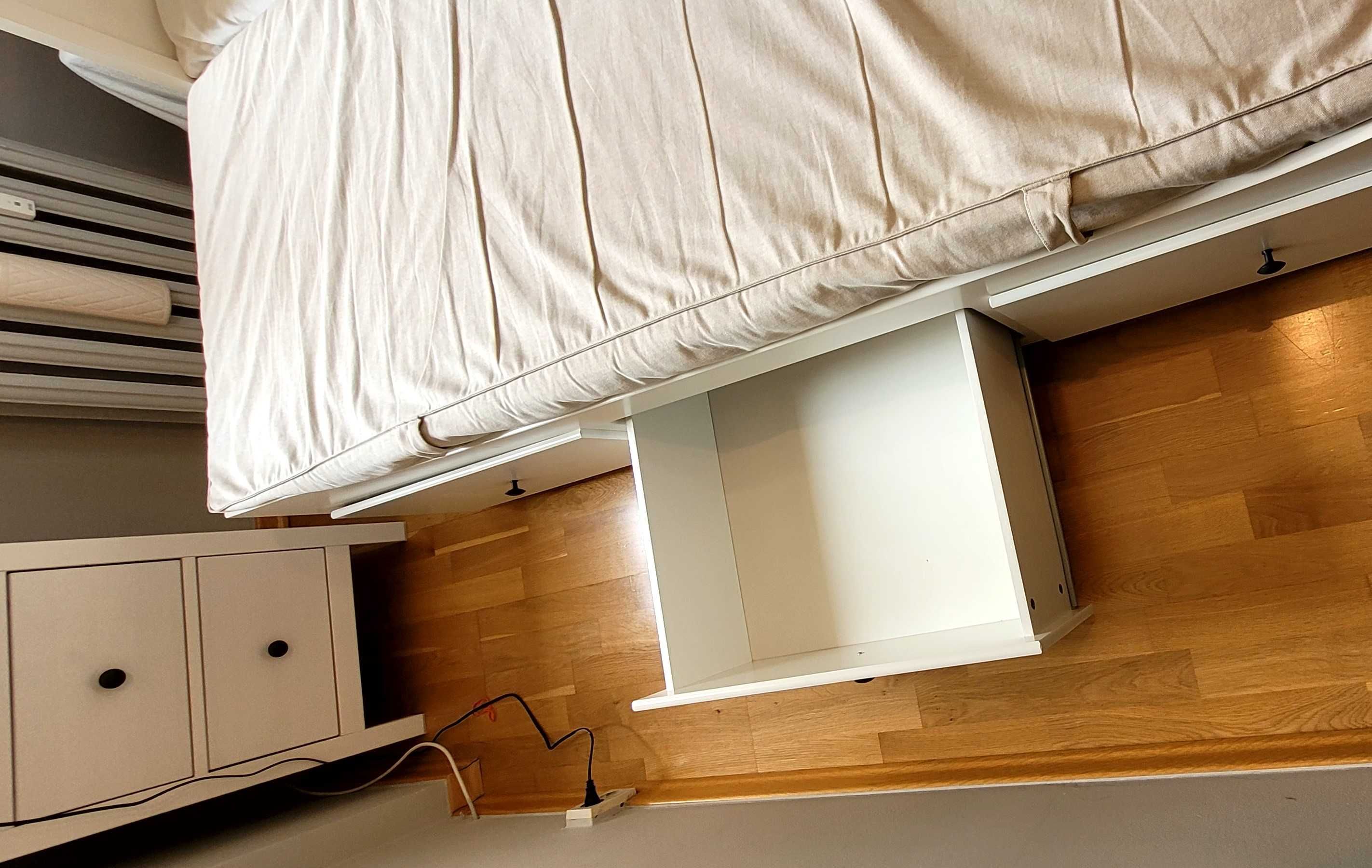 Łóżko rozkładane IKEA białe