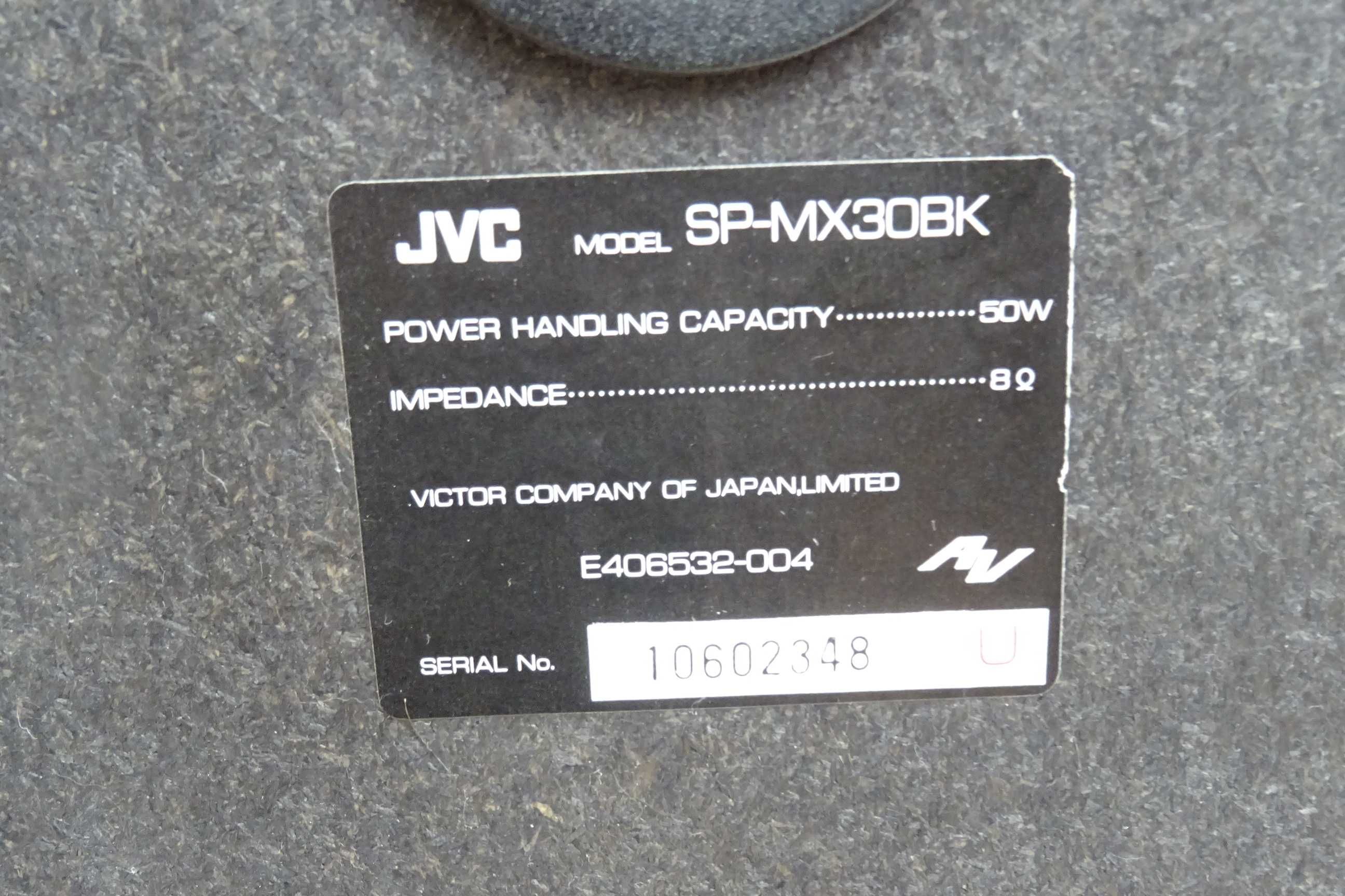 JVC kolumny głośnikowe  SP-MX30BK