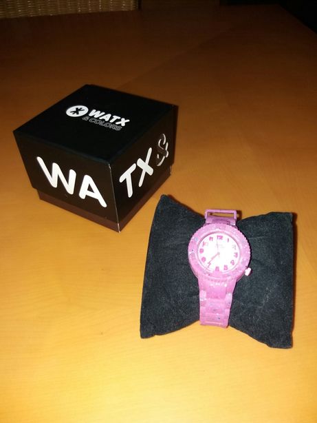 Relógio watx & colors cor de rosa