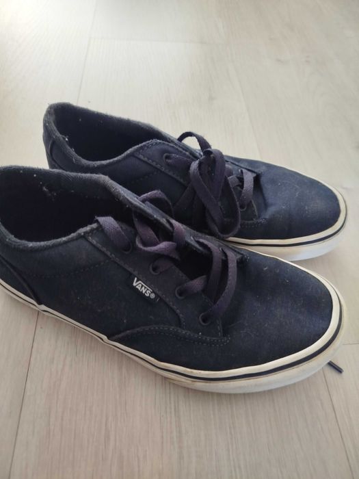 Vans azuis escuras tamanho 36 como novas