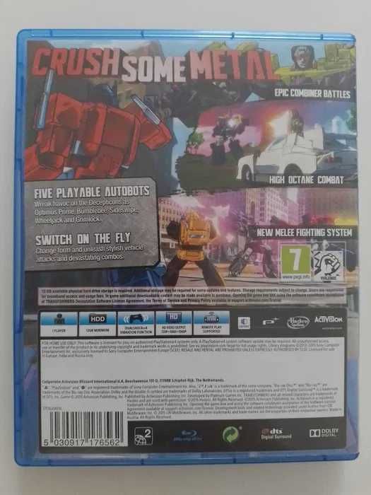 Transformers: Devastation PS4