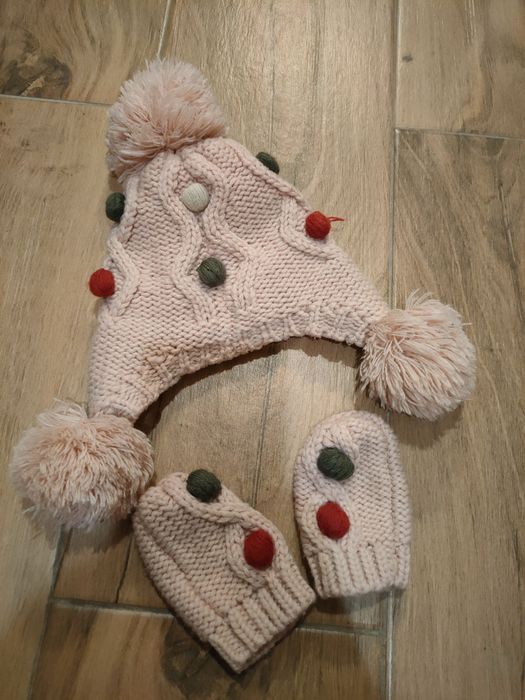 Komplet zimowy dla dziewczynki