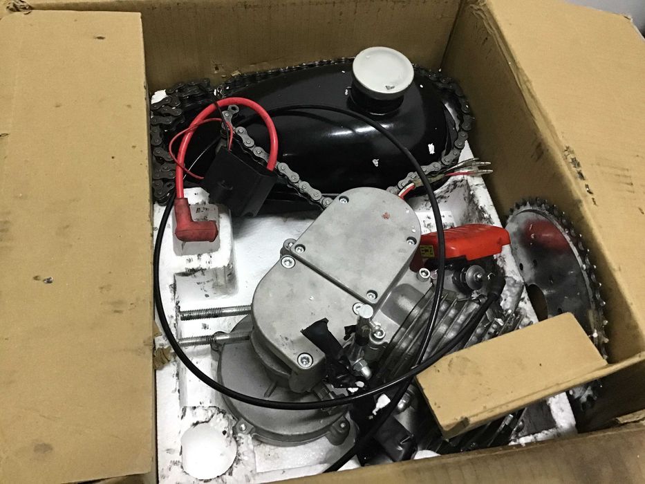 Zestaw silnika  2-suwowy do roweru