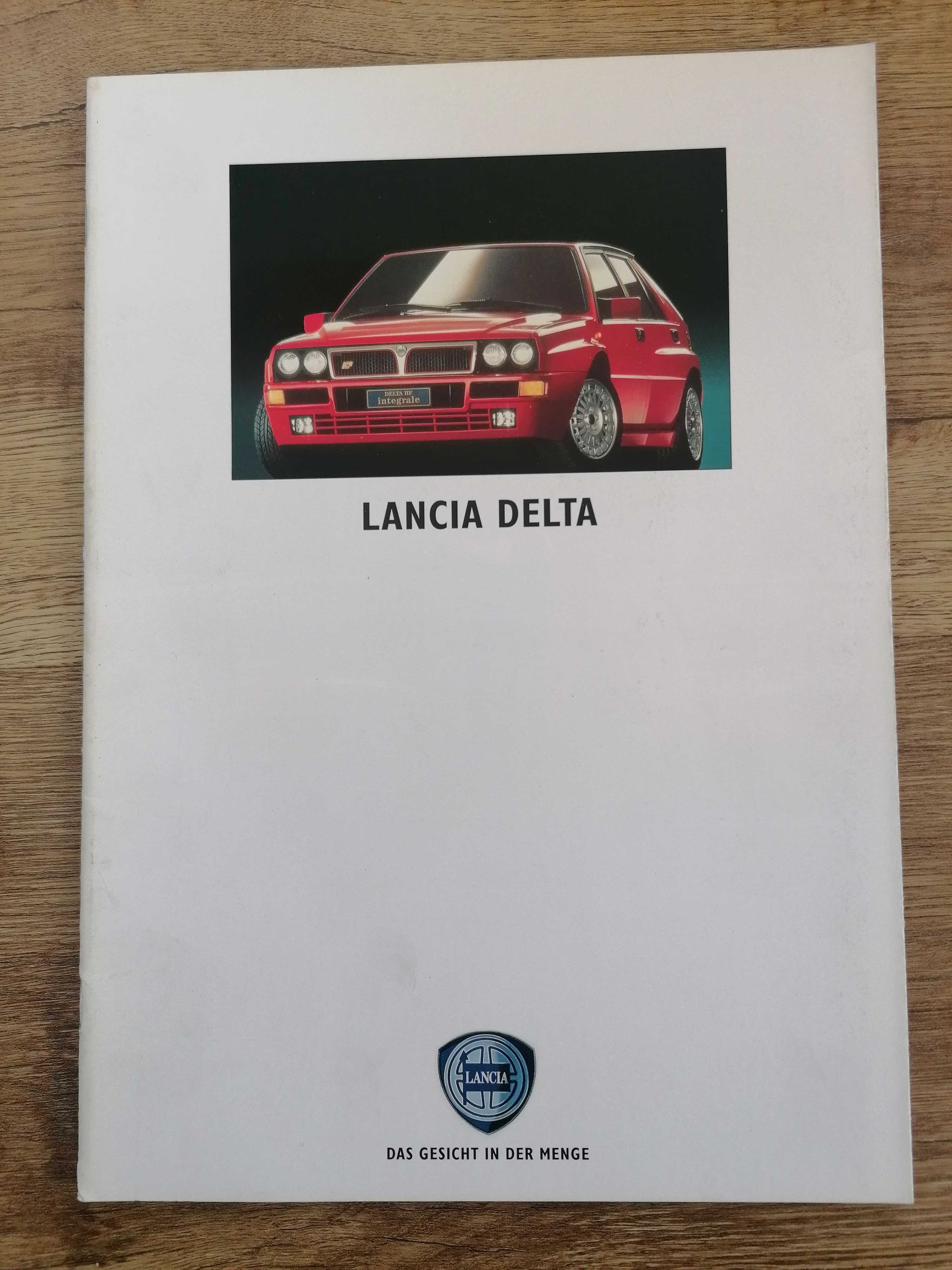 Prospekt Lancia Delta HF Integrale   1600GT i.e