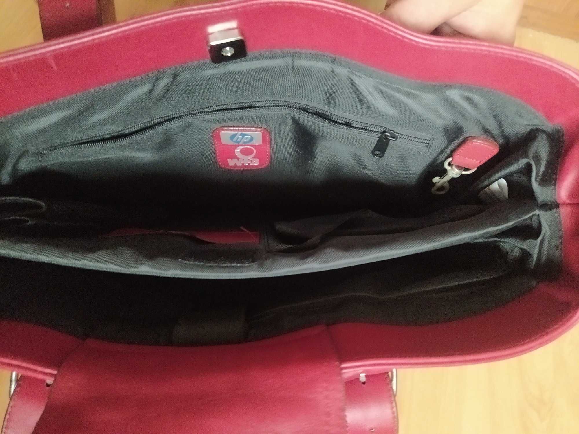Torba skórzana W+S hp invent na laptop