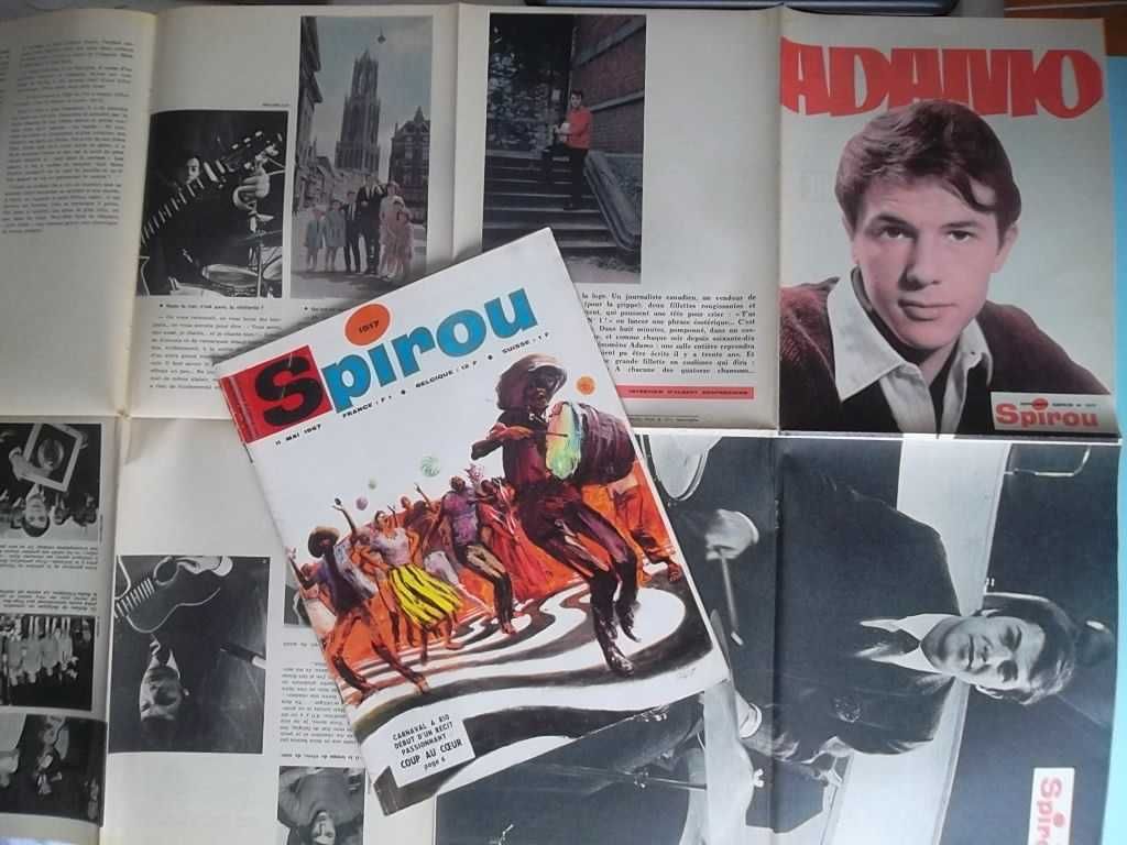Revistas SPIROU em francês (anos 60/70) com RAROS BRINDES