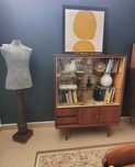 Vitrine/cristaleira/estante dos anos 50 totalmente restaurada