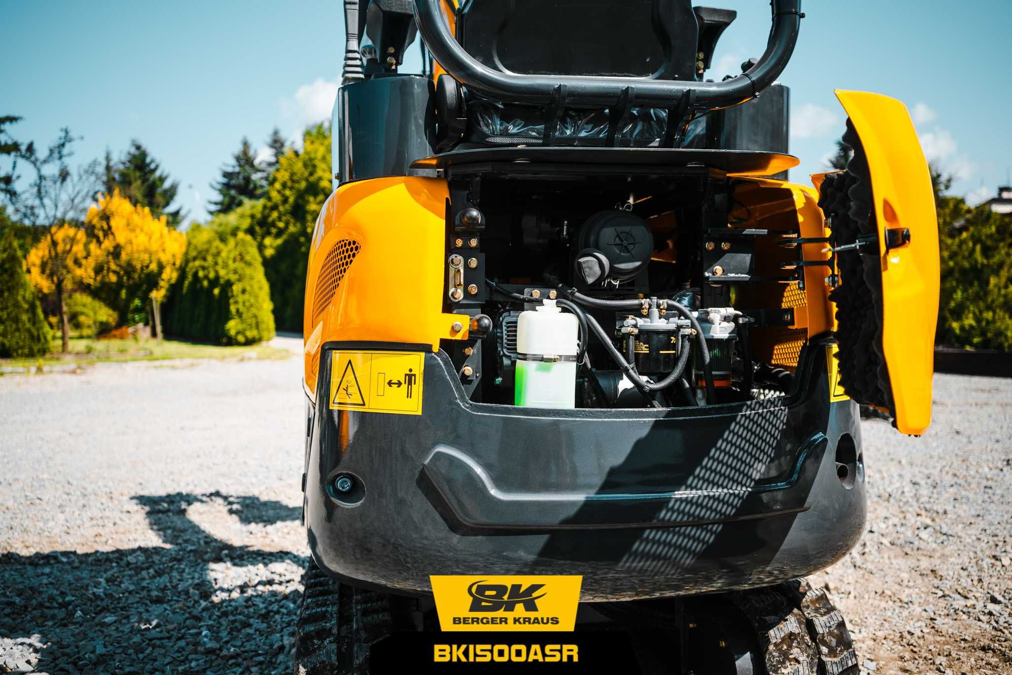Mini Koparka Berger Kraus BK1500ASR  Joystick osprzęt YANMAR