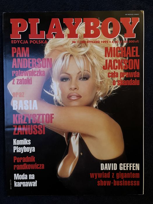 Playboy wydanie polskie. 9 numerów. Rocznik 1995