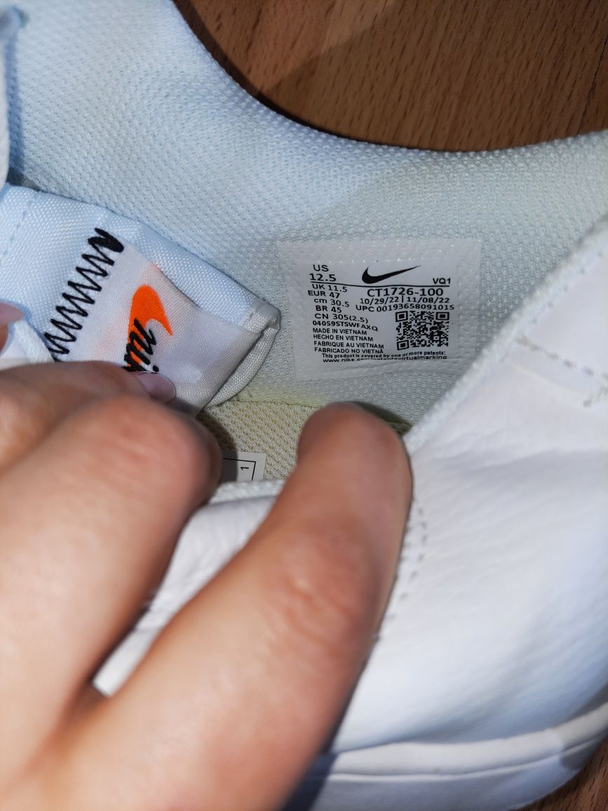 Оригінальні чоловічі кросівки Nike Court Vintage Premium White (CT1726