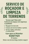 Roçador de terrenos