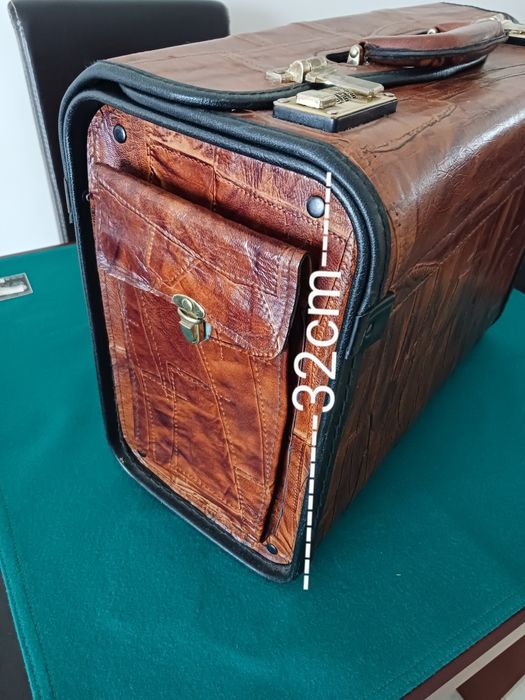 Mala couro NOVA piloto/ vendedor/ catálogos