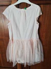 Vestido Benetton saia de tule, 4-5A