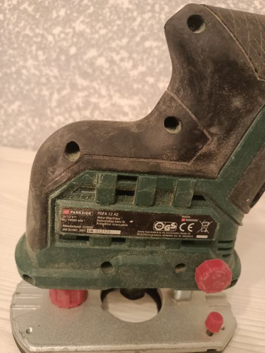 Фрезер акумуляторний, parkside