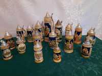 Шикарная колекция немецких пивных кружек (бирштайны) 17 предметов