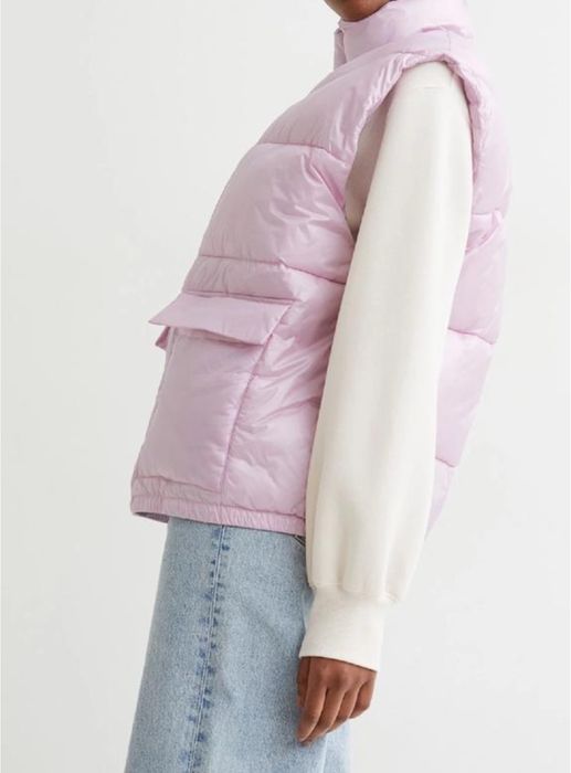 Жилет пуфер безрукавка жилетка куртка накидка вітровка дутик демі hm л