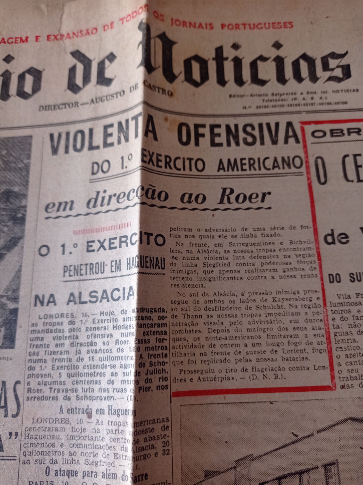 Jornal de notícias WW2