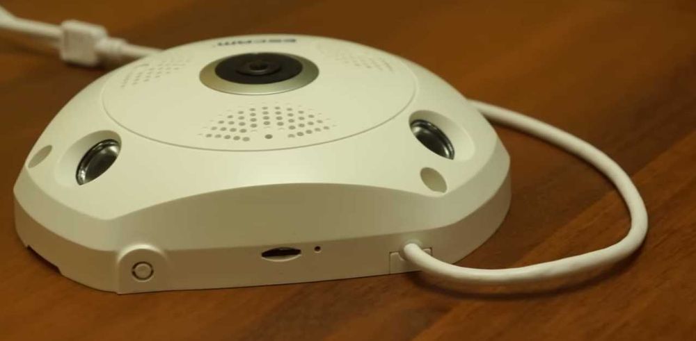 Ip панорамна камера 360градусів wifi камера потолочна для приміщень