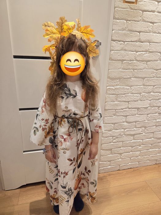 Strój Pani Jesień r.116/122 bal jesieni