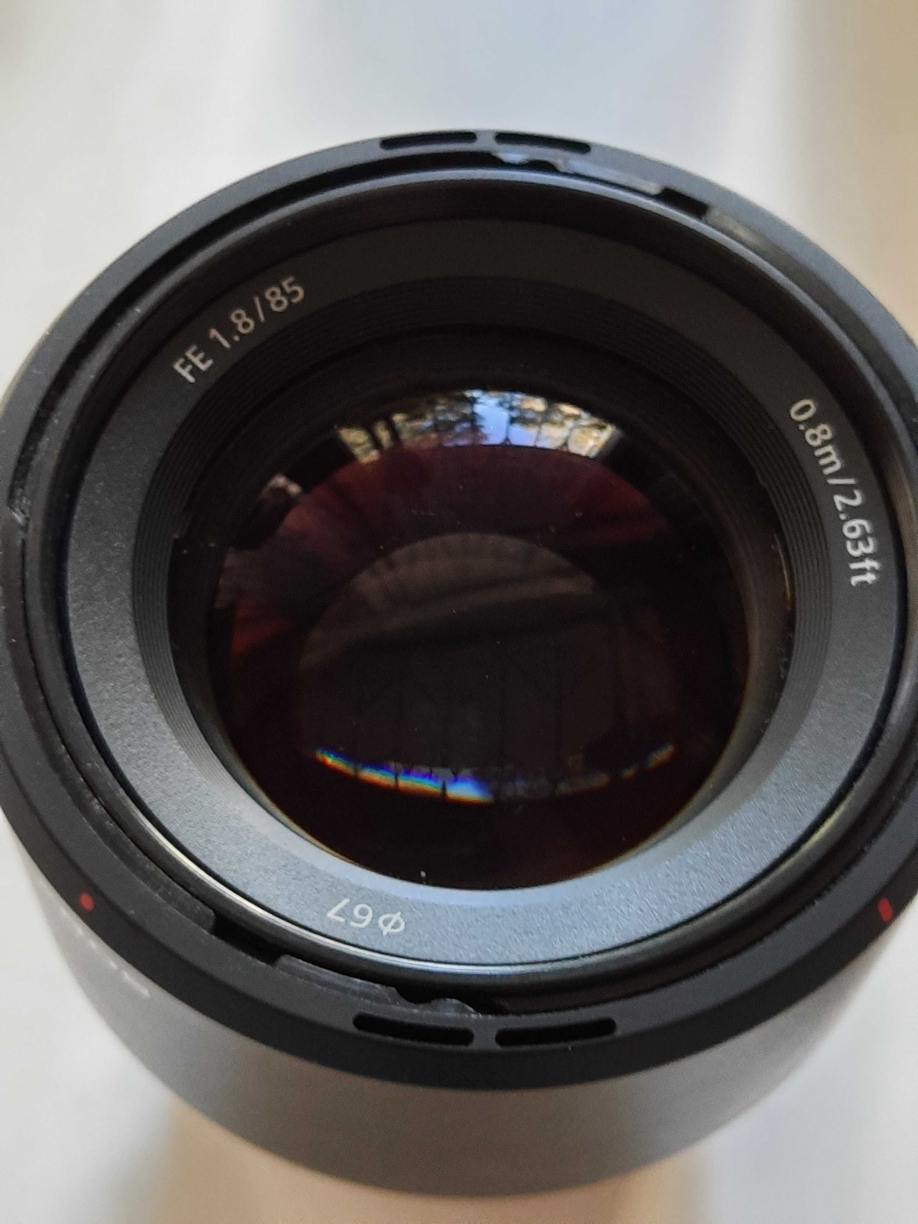 Sony 85 mm f1.8 FE