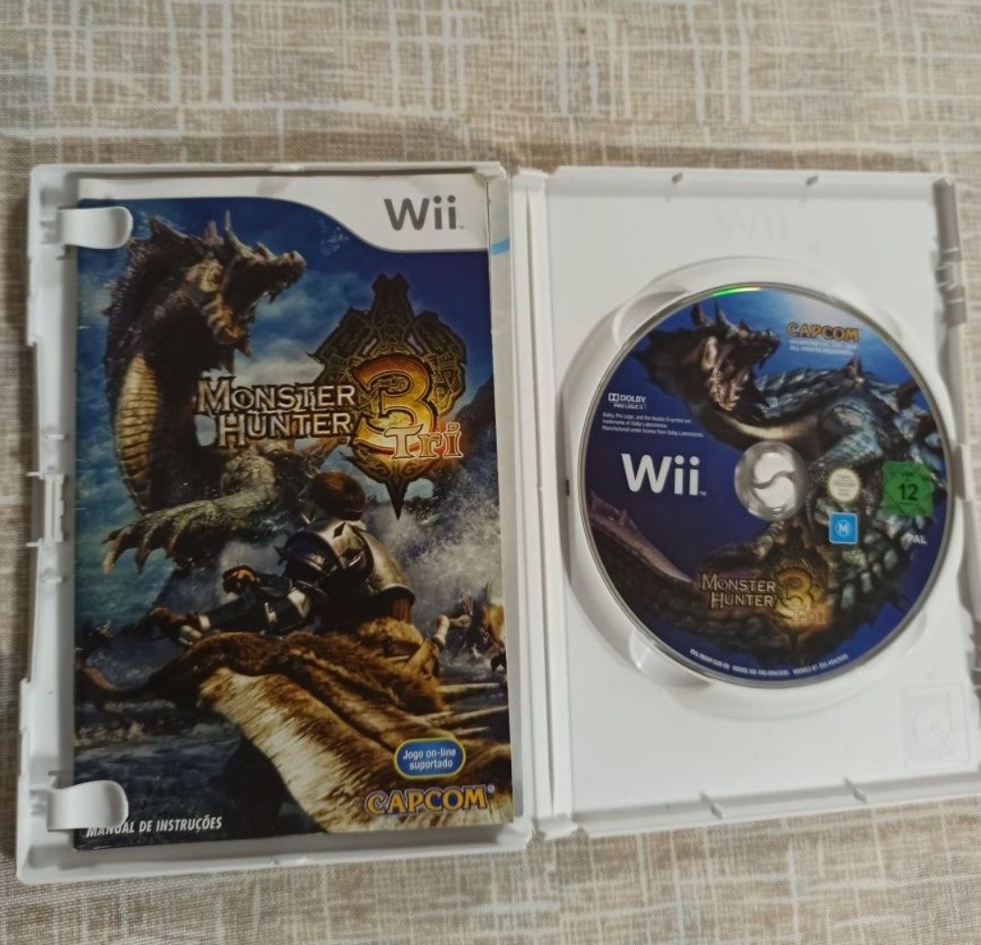 Jogo Nintendo Wii G.I Joe e Monster Hunter 3