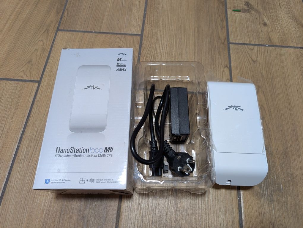 Access point Ubiquity NanoStation M5 - zewnętrzny/outdoor
