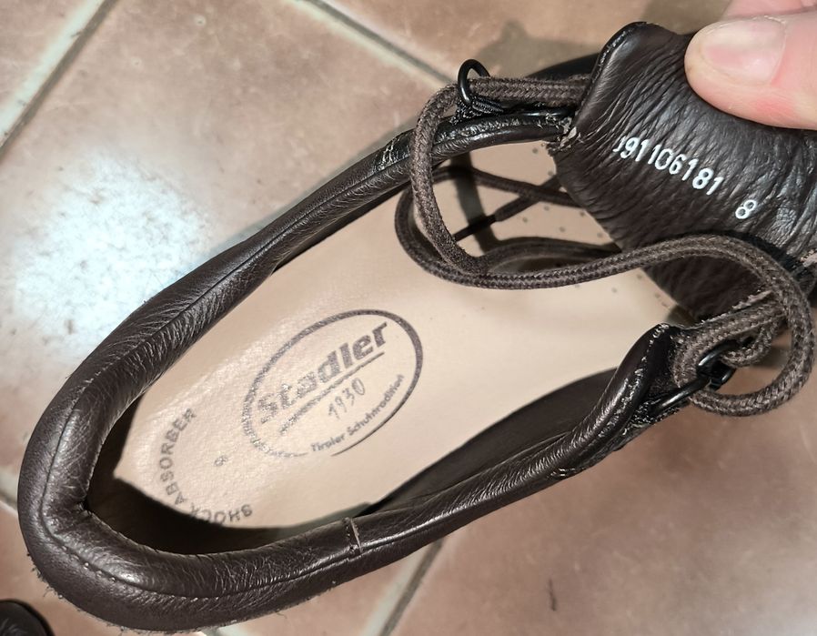 Туфли STADLER Австрия vibram,буйвол,туризм, трекинг хайкинг 41-41.5р.