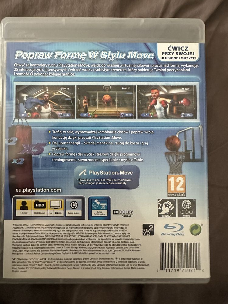 Gra move fitness ps3