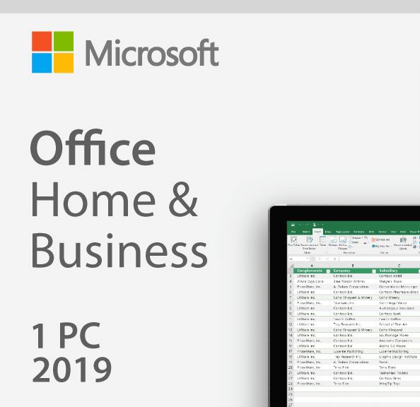 Microsoft Office Home and Business 2019 PL WINDOWS Faktura Vat 23%