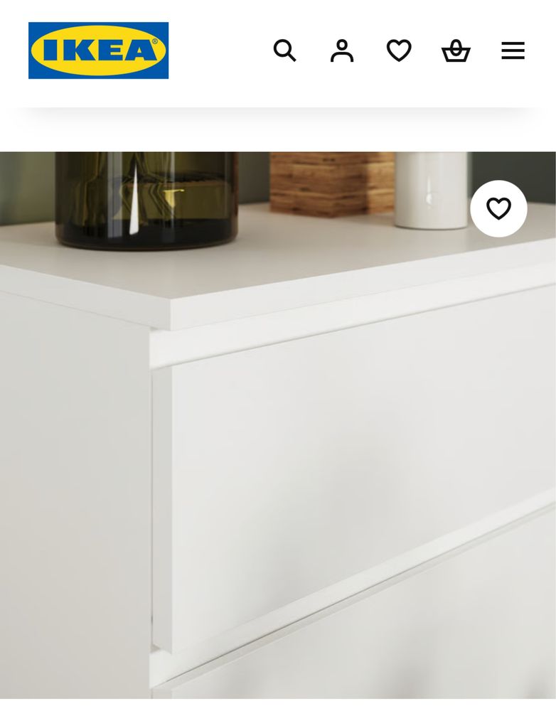 Nowa, nierozpakowna Komoda Malm z IKEA