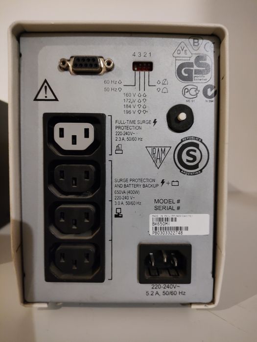 UPS avariadas sem bateria