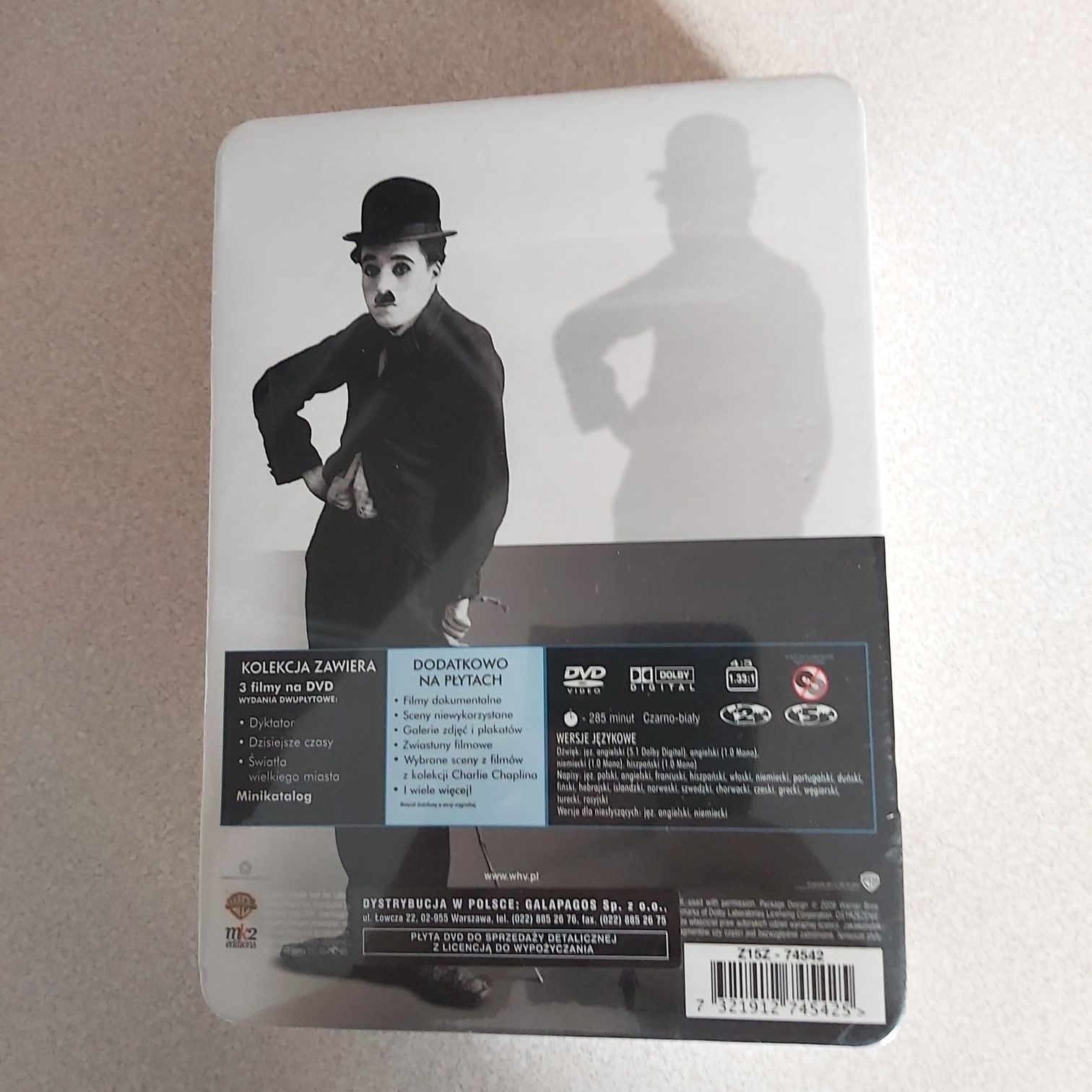 Charlie Chaplin kolekcja dvd Steelbook unikat !!!