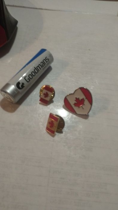 подарок из флаг Канада лист канадский сувенир брошь значок пин  3 вида