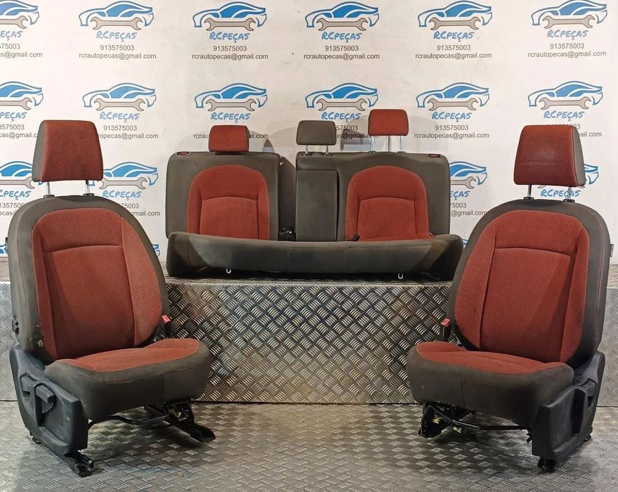 BANCO BANCOS NISSAN QASHQAI I 1 MK1 J10 NJ10 JJ10E TECIDO AIRBAG FRENTE FRONTAL TRASEIRO TRÁS