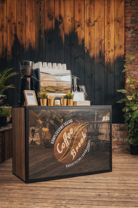 Kawowy Bar mobilny LED - bar kawowy - od producenta