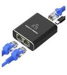 LAN RJ45 splitter 1 para 2