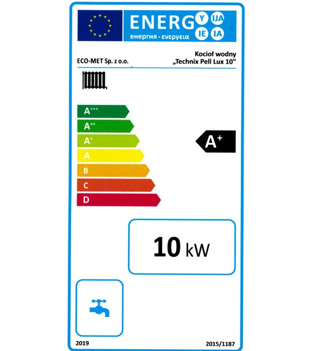 Dofinansowanie "Czyste Powietrze" Kocioł TECHNIX PELL LUX 10kW pellet