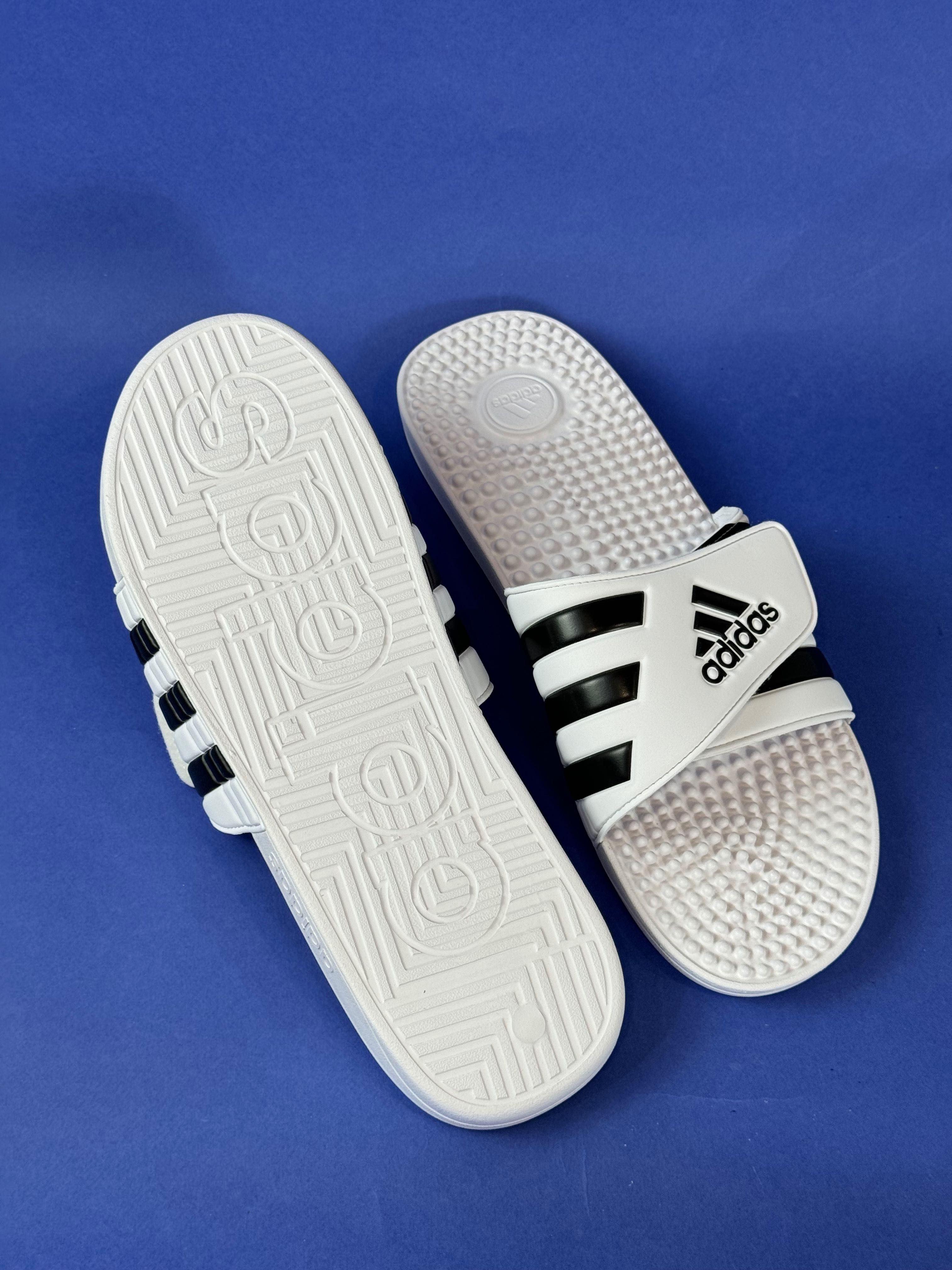 Чоловічі тапки шльопанці на липучці Adidas Adissage 51 розмір