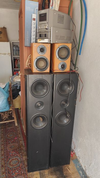 Set colunas Grunding e aiwa