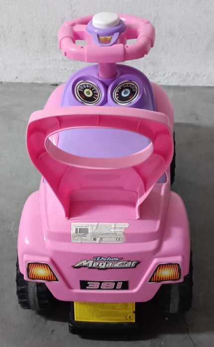 Carro andador rosa