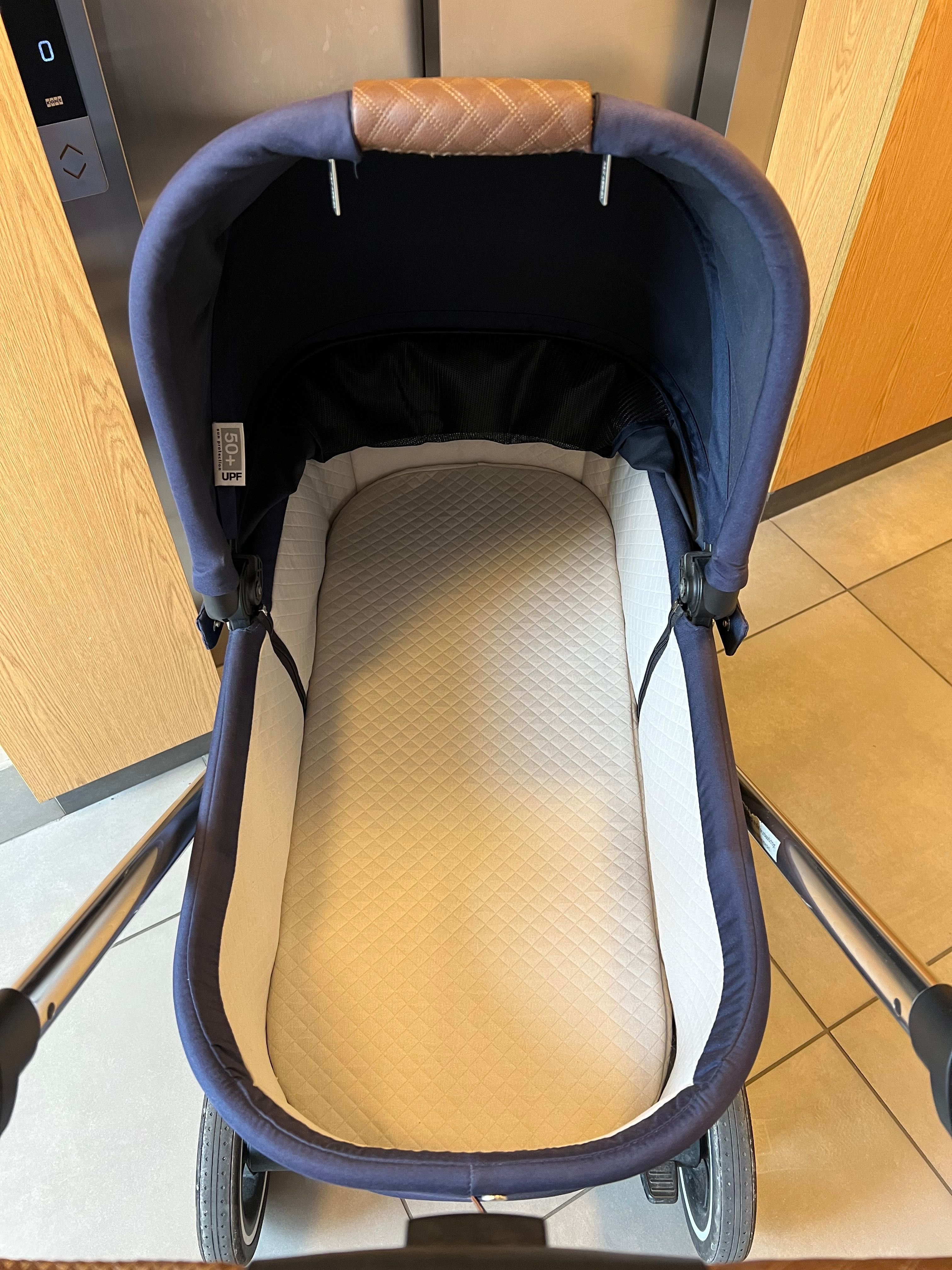 Wózek 2w1 gondola spacerówka ABC Design Samba Navy blue