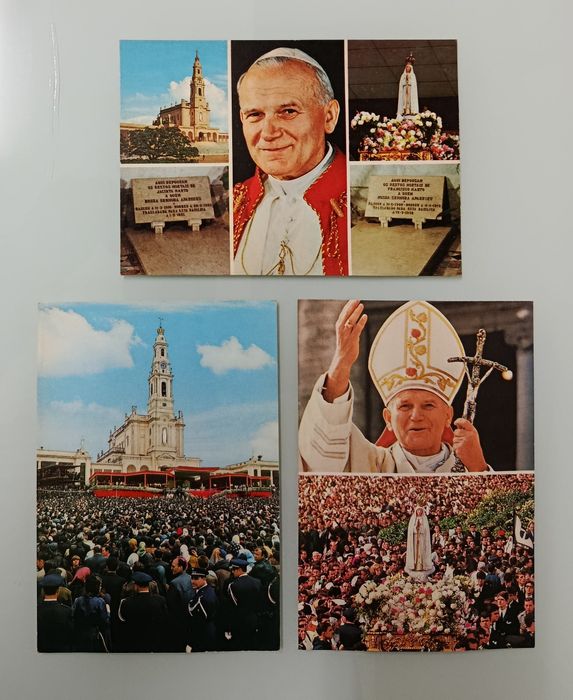 POSTAIS: Fátima/Batalha/Óbidos/Bragança/T. Novas/C. Branco e Famalicão