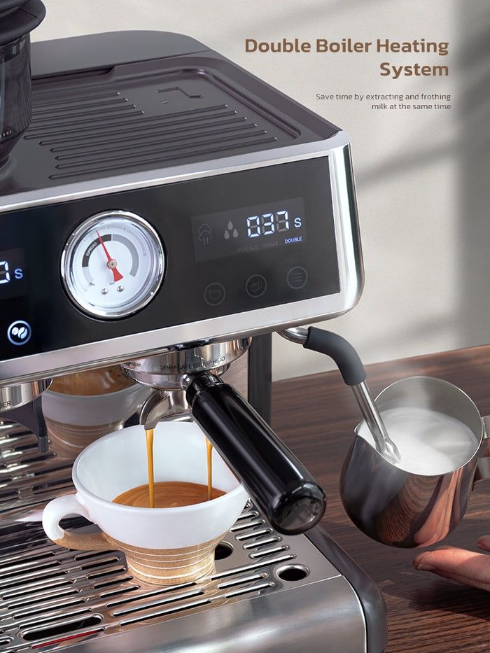 Кавомашина HiBREW з подвійним бойлером Barista Pro Espresso H7A