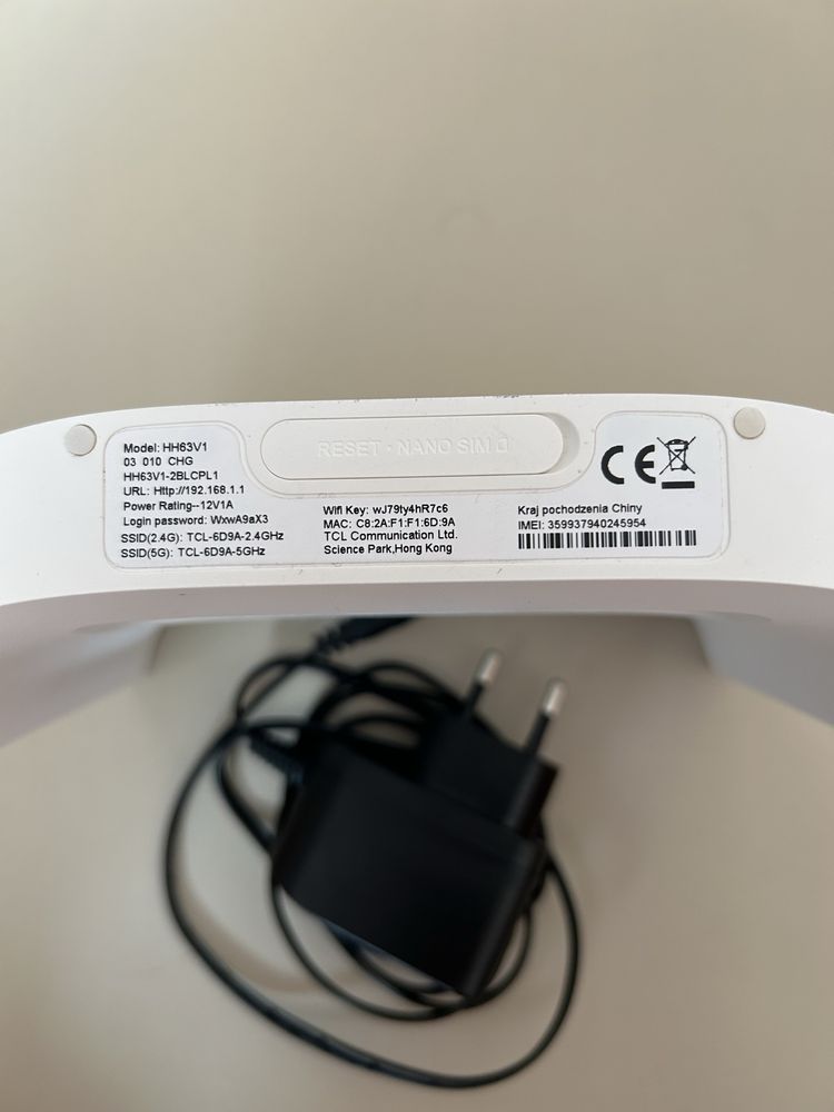 TCL LinkHub HH63V1 cat 6 стаціонарний 4G LTE wifi роутер категорії 6