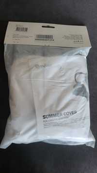 Pokrowiec letni biały cybex summer cover for juno-fix juno 2-fix